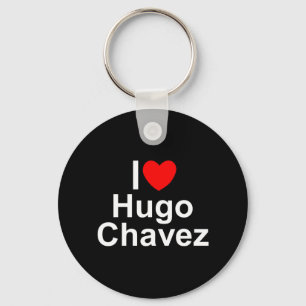 I Liebe (Herz) Hugo Chavez Schlüsselanhänger