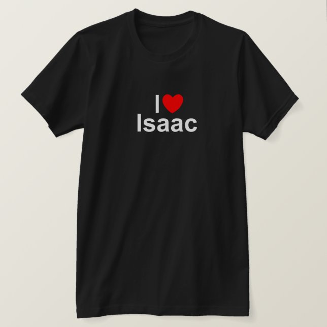 I Liebe (Herz) Isaac T-Shirt (Design vorne)