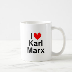 I Liebe (Herz) Karl Marx Kaffeetasse