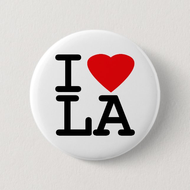 I Liebe-Herz LA Button (Vorderseite)