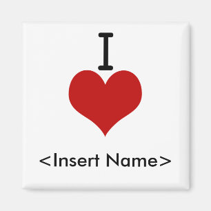 I Liebe (Herz) Magnet