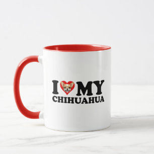 I Liebe (Herz) Mein Chihuahua Tasse