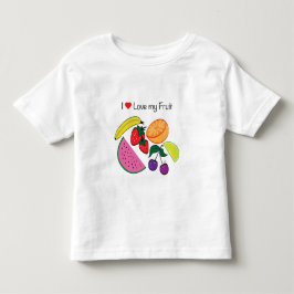 I Liebe (Herz) Mein Obst... Niedlich Kleinkind T-shirt