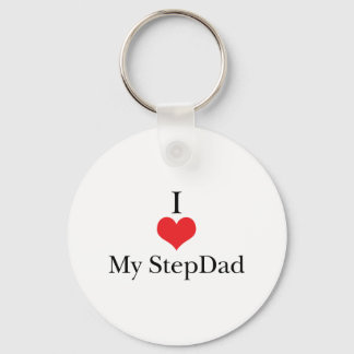 I Liebe (Herz) Mein StepDad Schlüsselanhänger