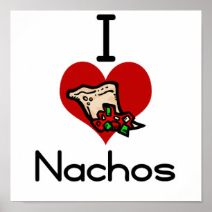 I Liebe-Herz-Nacho Poster