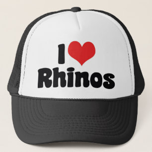 I Liebe Herz Rhinos - Rhinoceros Lover Truckerkappe