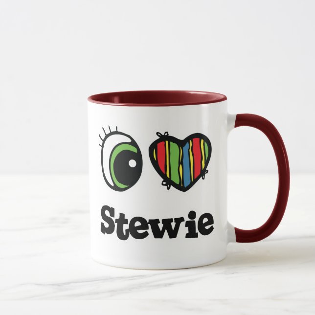 I Liebe (Herz) Stewie Tasse (Rechts)