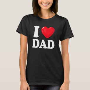 I Liebe Herz Vater T-Shirt