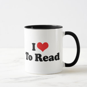 I Liebe Herz zu lesen - buchen Tasse