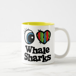 I Liebe (Herz) Zweifarbige Tasse