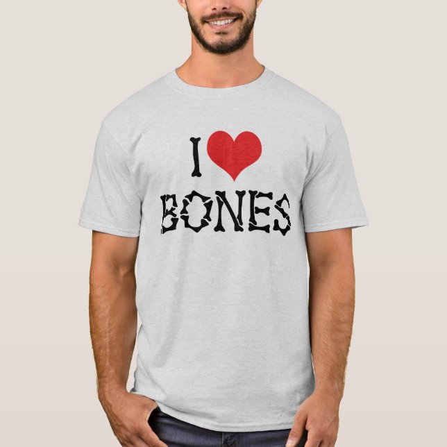 I Liebe Herzknochen - Chiropraktiker Archäologie L T-Shirt (Vorderseite)