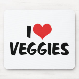 I Liebe Herzkrankheiten - Vegane Lebensmittelverso Mousepad