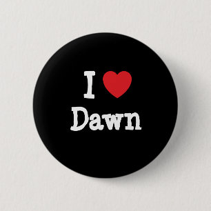I Liebe Herzlicher T - Shirt Button