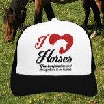 I Liebe/Herzpferde Truckerkappe<br><div class="desc">I Liebe/Herzpferde</div>