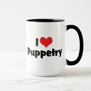 I Liebe Herzpuppentheater - Ventriliquism Lover Tasse