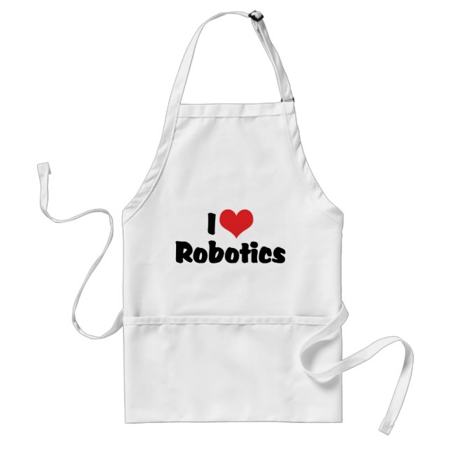 I Liebe Herzrobotik - Roboter Lover Schürze (Vorne)