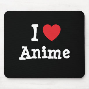 I Liebe Herzstück personalisiert Mousepad