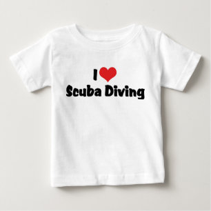 I Liebe Herzstück Scuba Diving - Ocean Deap Sea Lo Baby T-shirt