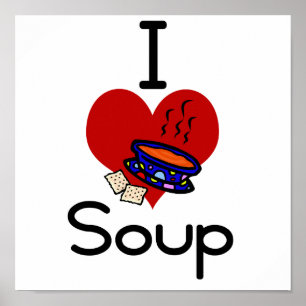 I Liebe - Herzsuppe Poster