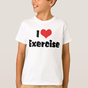 I Liebe Herzübung - Fitness Lover T-Shirt