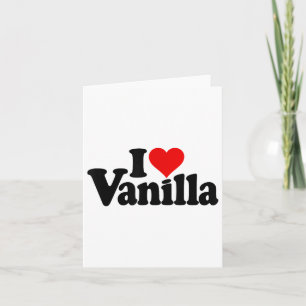 I Liebe Herzvanilla _1 Karte