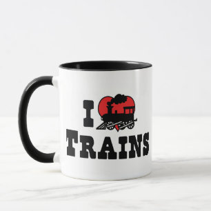I Liebe Herzzüge - Modellbahn Lover Tasse