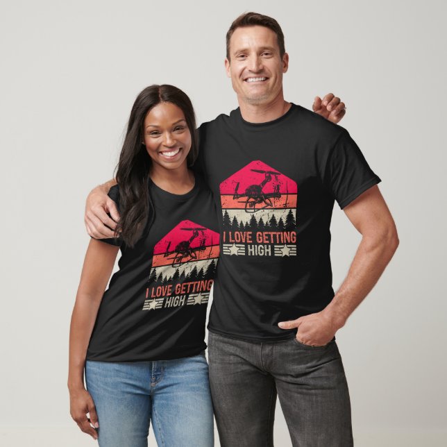 I Liebe - High-Drone-Camping T-Shirt (Unisex)