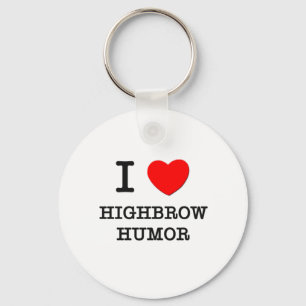 I Liebe-Highbrow Spaß Schlüsselanhänger