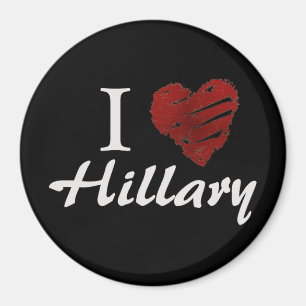 I Liebe Hillary Magnet