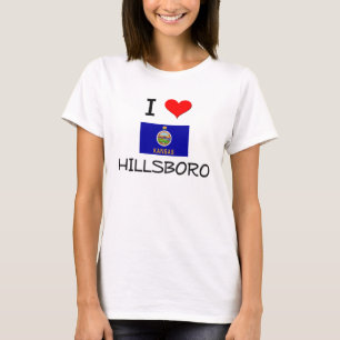 I Liebe HILLSBORO Kansas T-Shirt