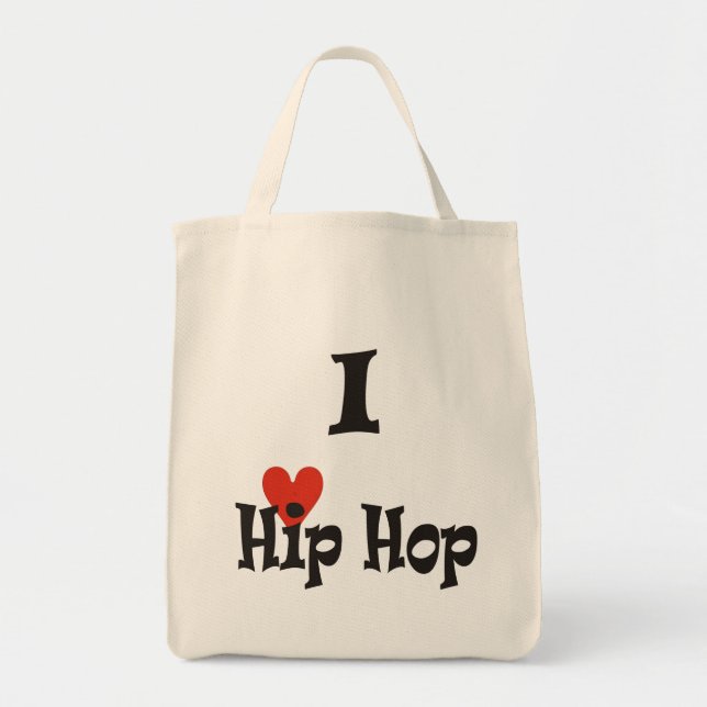 I Liebe Hip Hop Tragetasche (Vorne)