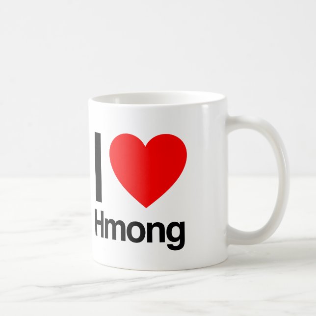 i Liebe hmong Kaffeetasse (Rechts)