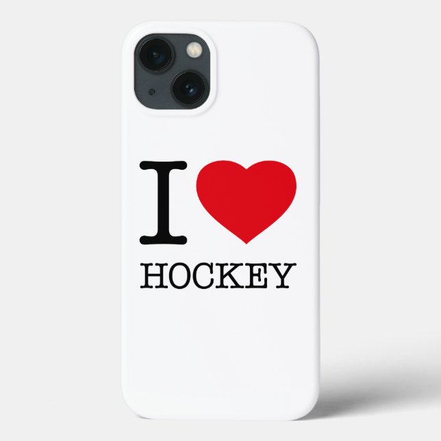 I LIEBE HOCKEY Case-Mate iPhone HÜLLE (Rückseite)