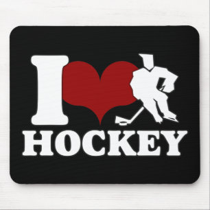 I LIEBE-HOCKEY MOUSEPAD