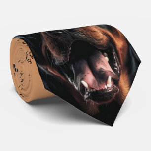 I Liebe Hogs Rottweiler Neck Tie Krawatte