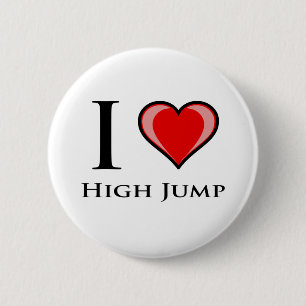 I Liebe-hoher Sprung Button
