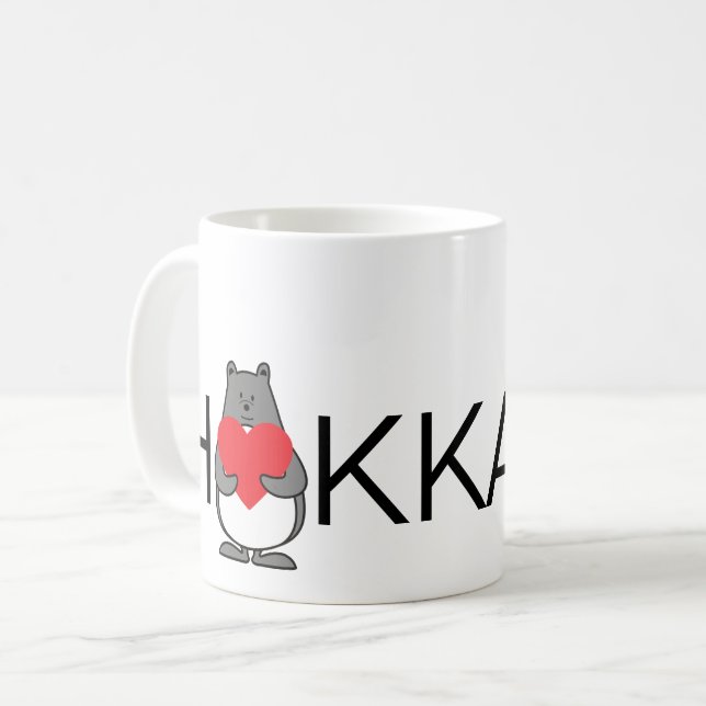 I Liebe Hokkaido Kaffeetasse (Vorderseite Links)