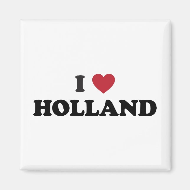 I Liebe Holland Magnet (Vorne)