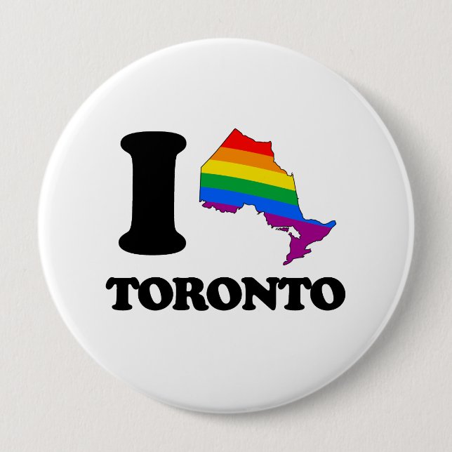 I LIEBE HOMOSEXUELLES TORONTO - .PNG BUTTON (Vorderseite)