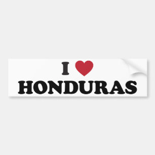 I Liebe Honduras Autoaufkleber