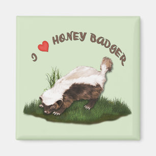 I Liebe Honey Badger Magnet