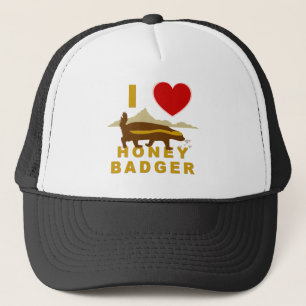 I LIEBE HONEY BADGER TRUCKERKAPPE