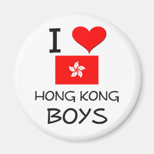I Liebe-Hong- Kongjungen Magnet