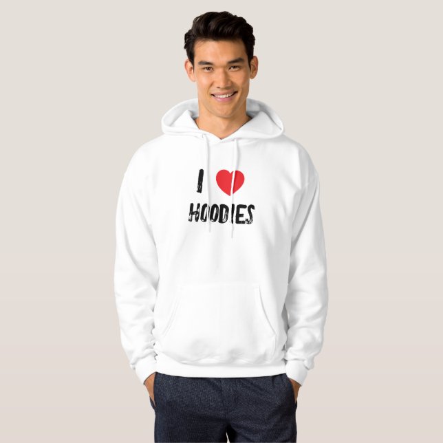 I Liebe Hoodies T - Shirt (Vorne ganz)