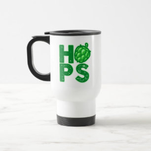 I Liebe Hopfen in Handbäumen Reisebecher