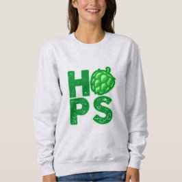 I Liebe Hopfen in Handbäumen Sweatshirt