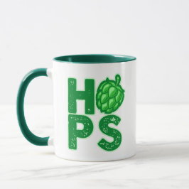 I Liebe Hopfen in Handbäumen Tasse