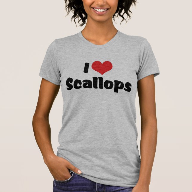 I Liebe Hörscallops T-Shirt (Vorderseite)