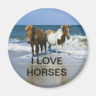 I LIEBE HORSES MAGNET