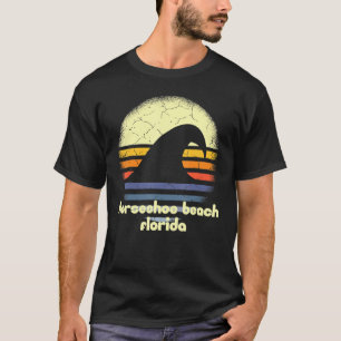 I Liebe Horseshoe Beach Florida Ocean Wave Fl T-Shirt